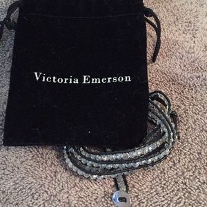 Victoria Emerson crystal wrap bracelet.